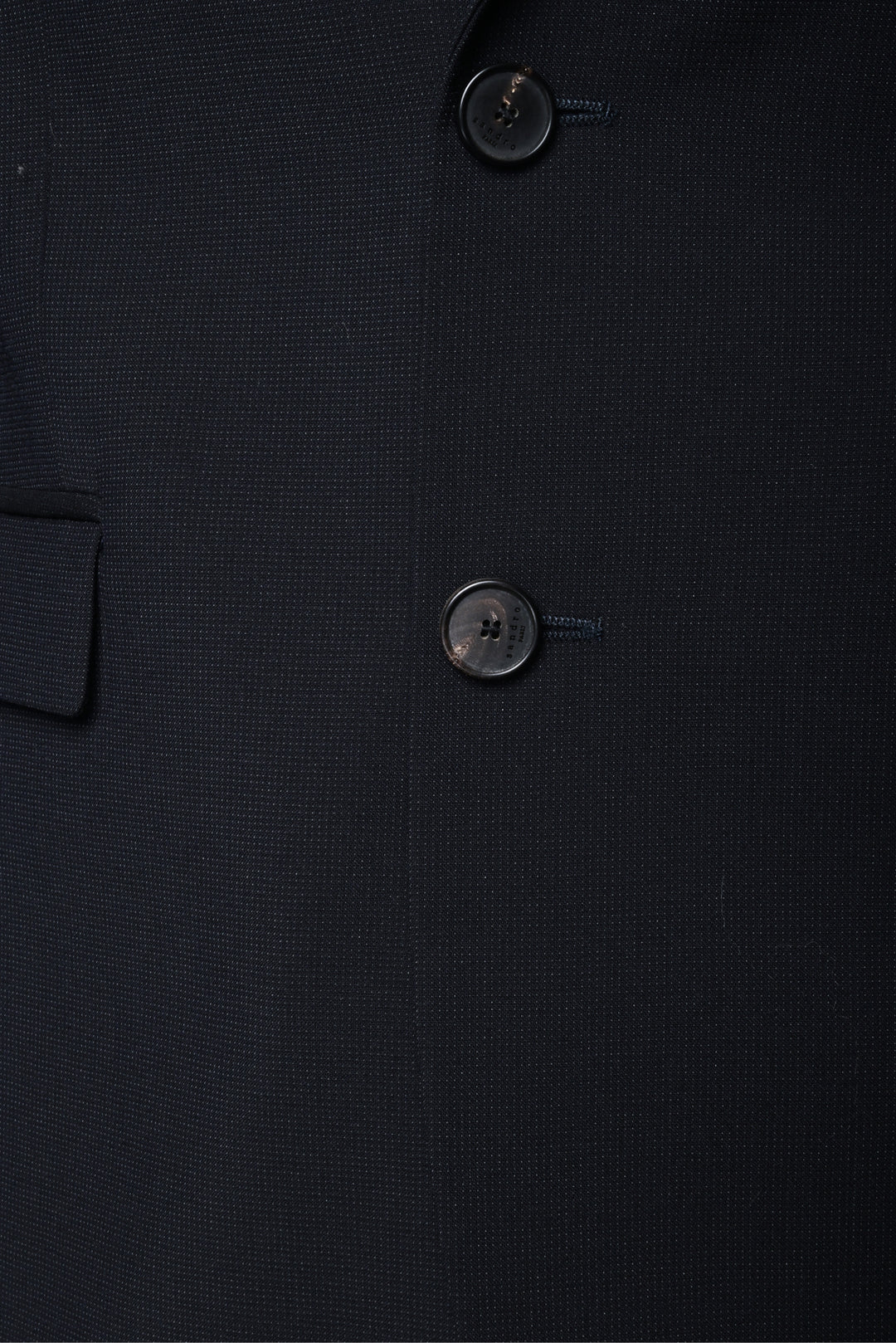 Sandro Size 36 Men's 2 Piece Wool Suit