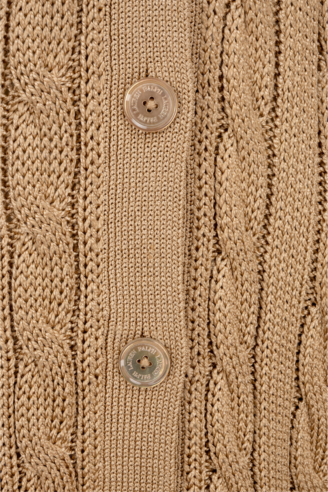 Ralph Lauren Size XL Cable Knit Silk Cardigan