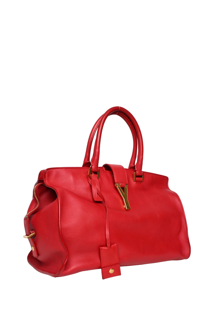 Saint Laurent Medium Leather Classic Y Cabas Tote