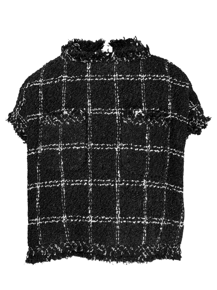 Sacai Size 1 Tweed Poncho Tops