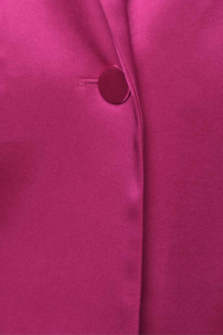 Frame Size S Satin Single Breasted Blazer