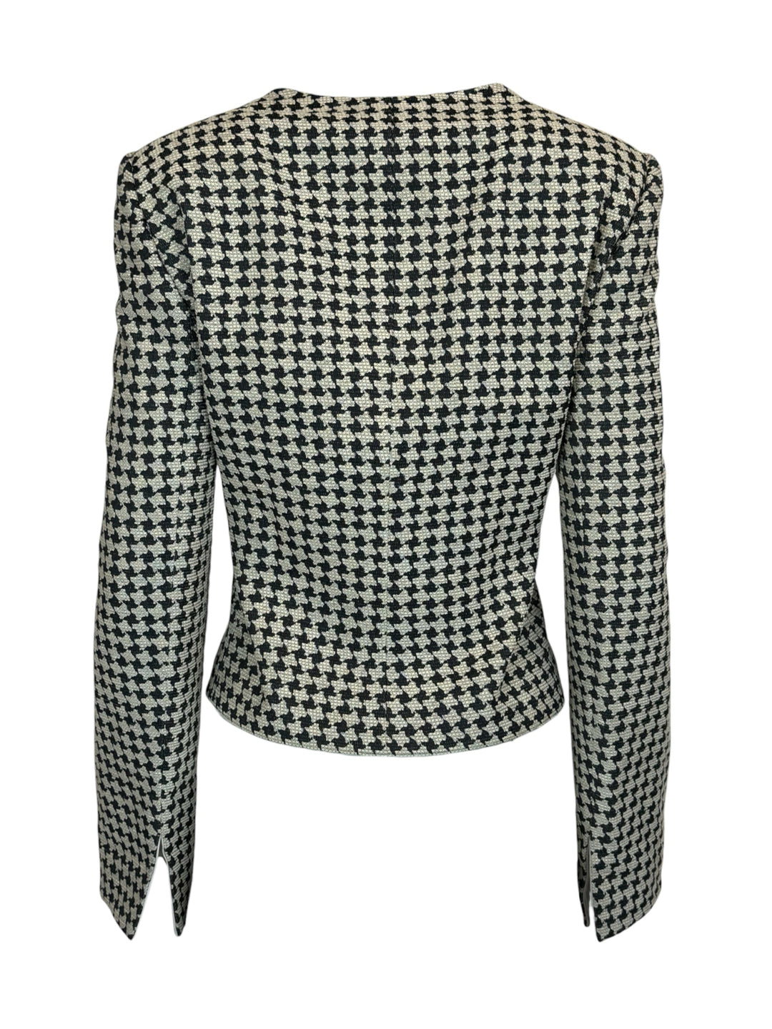 Armani Collezioni Size 48 Vintage Houndstooth Jacket
