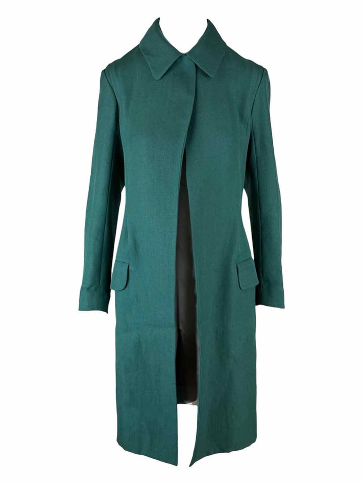 Rosetta Getty Size 4 Silk Pleated Coat