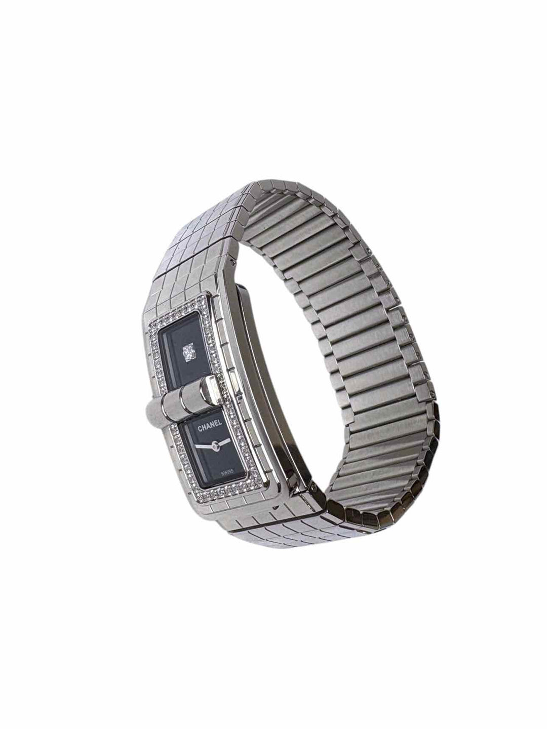 Chanel Code Coco Diamond Encrusted Stainless Steel Watches