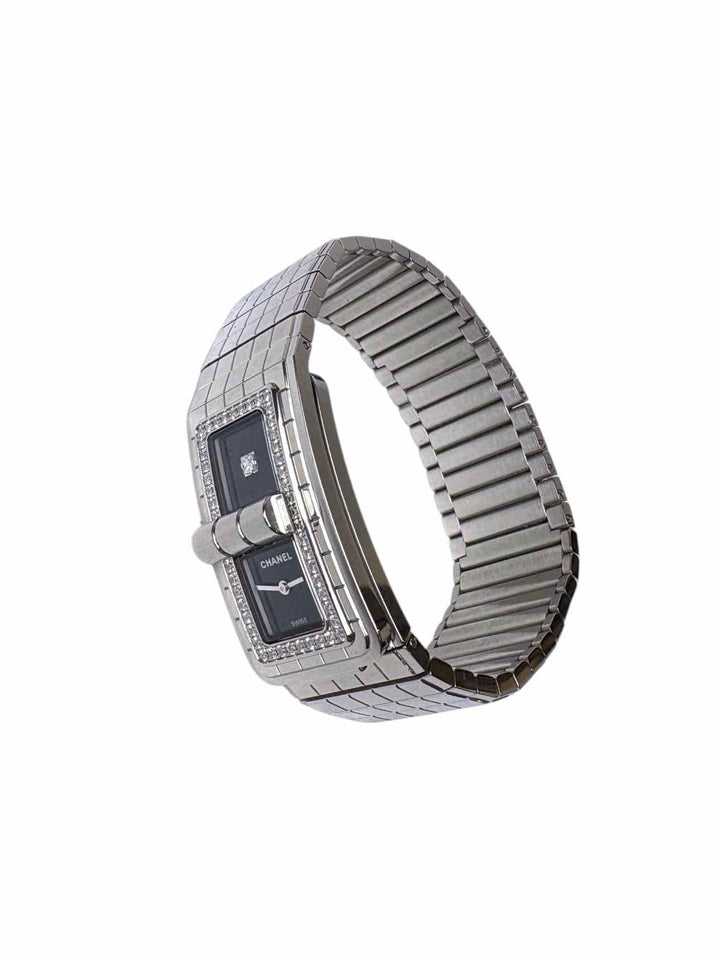 Chanel Code Coco Diamond Encrusted Stainless Steel Watches