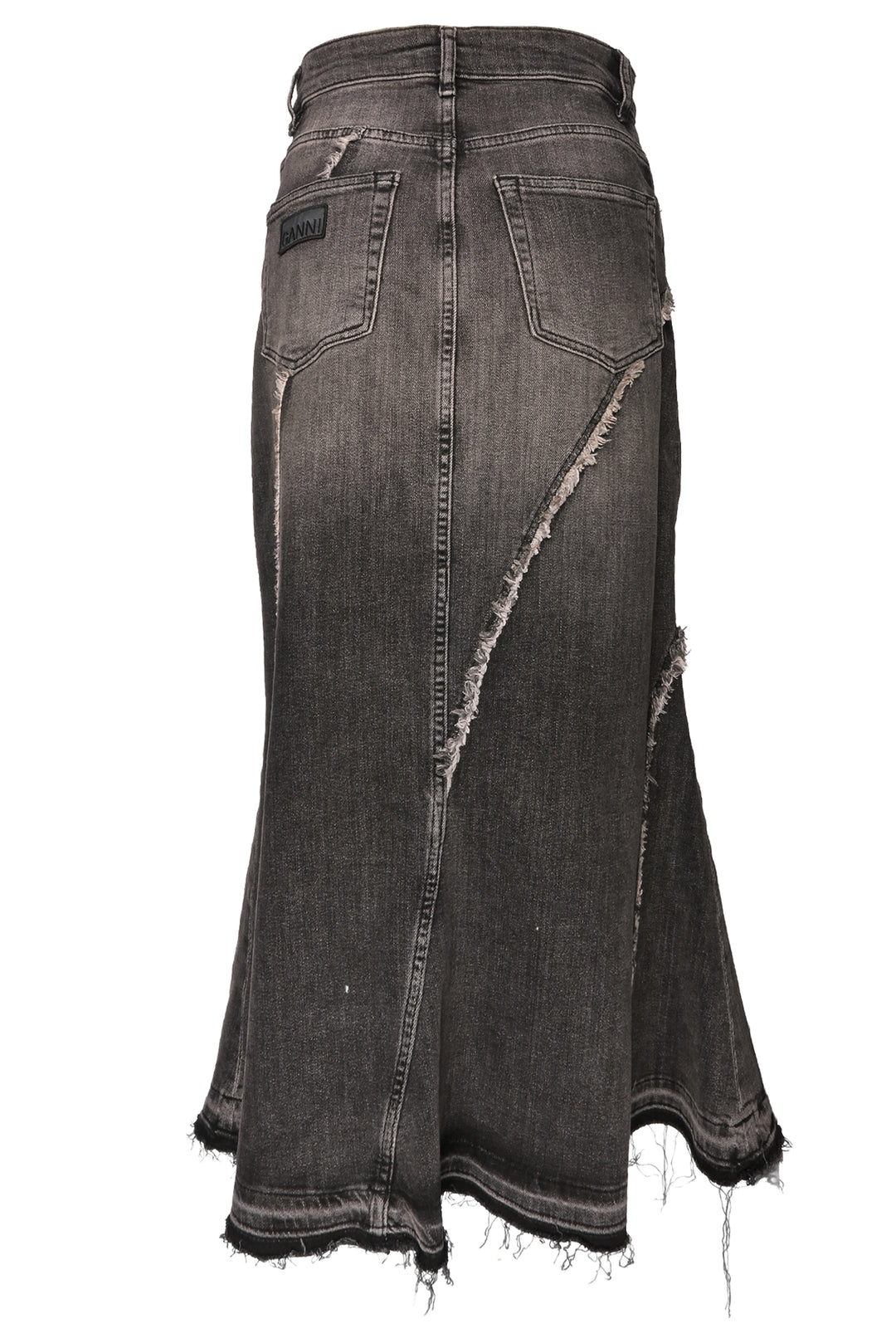 Ganni Size 34 Denim Skirt