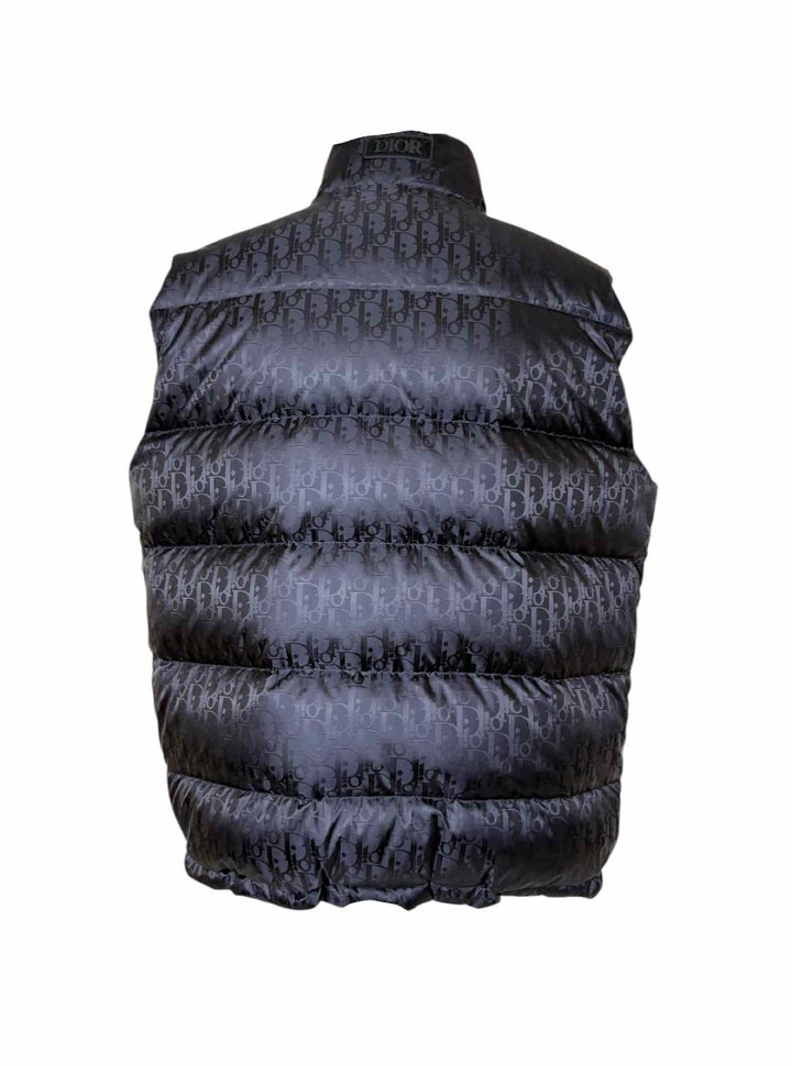 Dior Size 54 Men's Oblique Quilted Down Vest