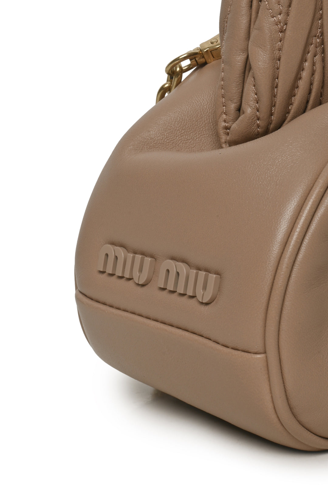 Miu Miu Belle Nappa Pochette Clutch Bag