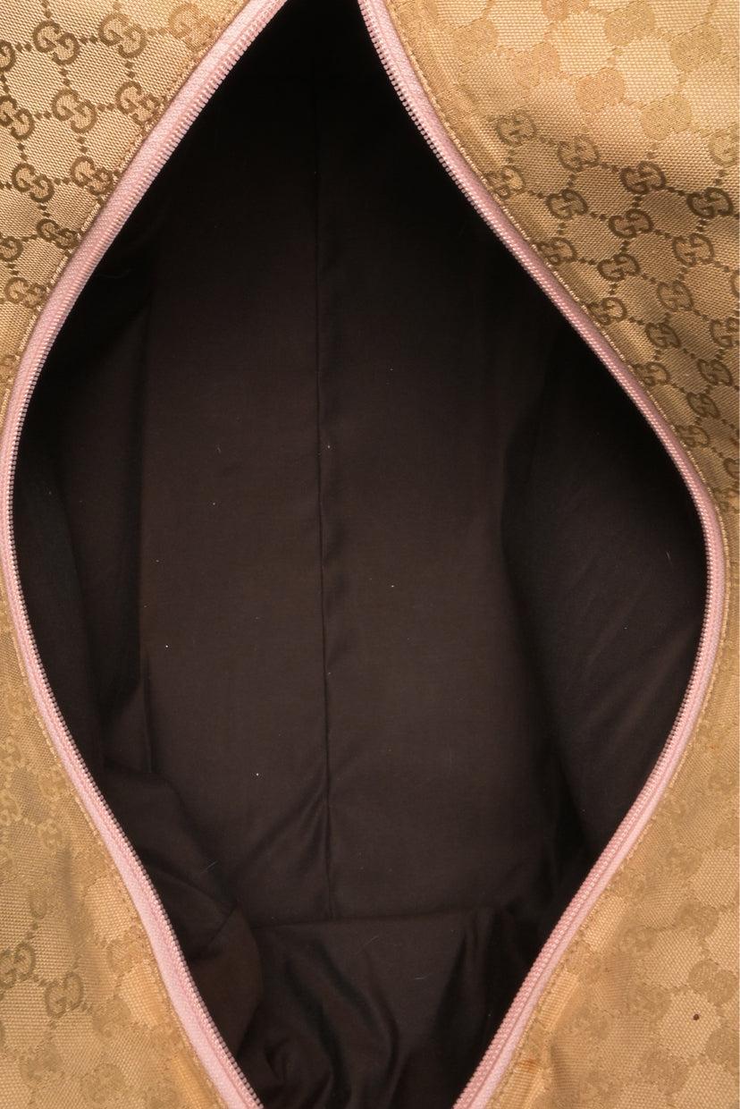 Gucci GG Monogram Web Medium Collapsable Carry On Duffle Bags