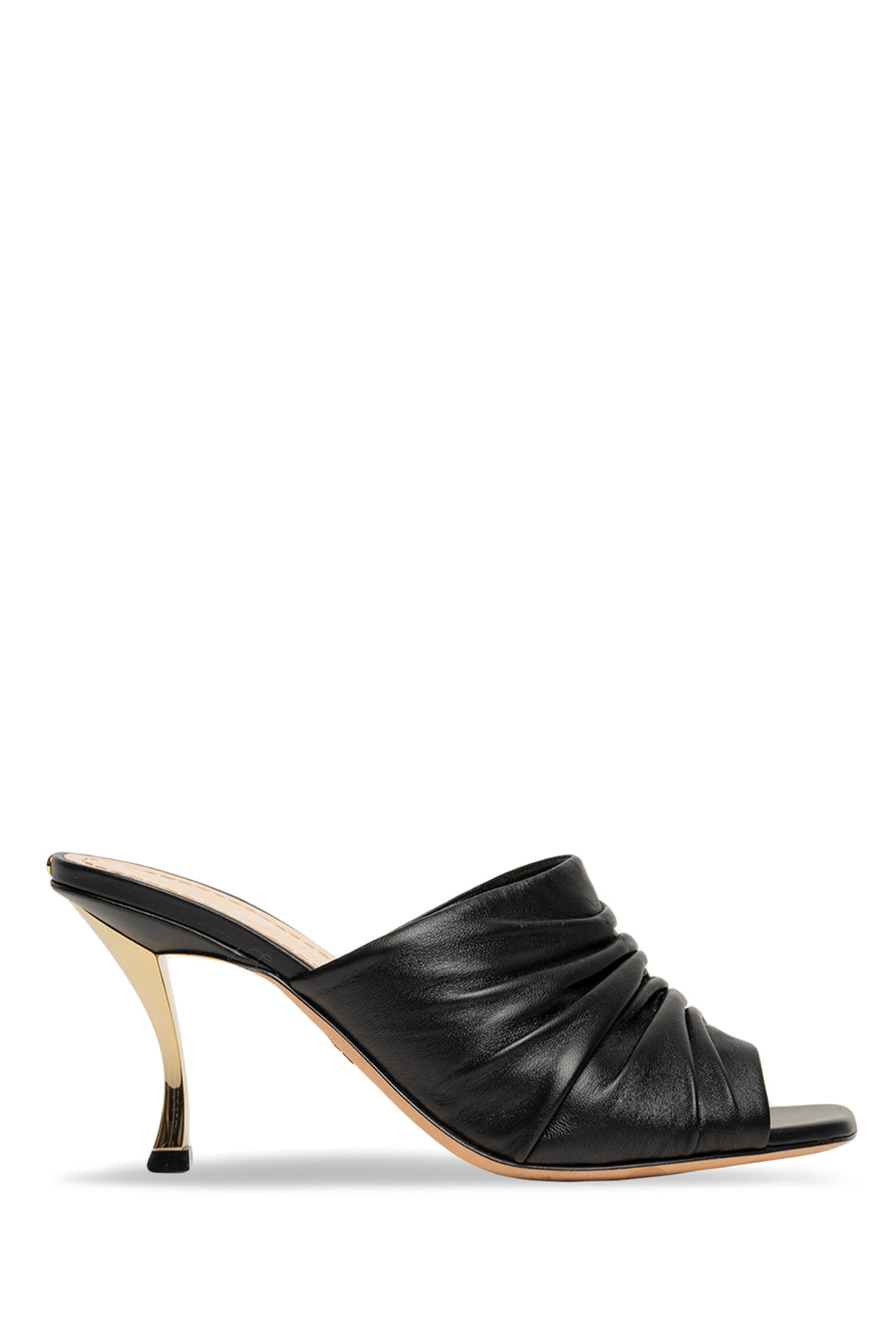 Dior Size 36.5 D-Fame Lambskin Mule Sandals