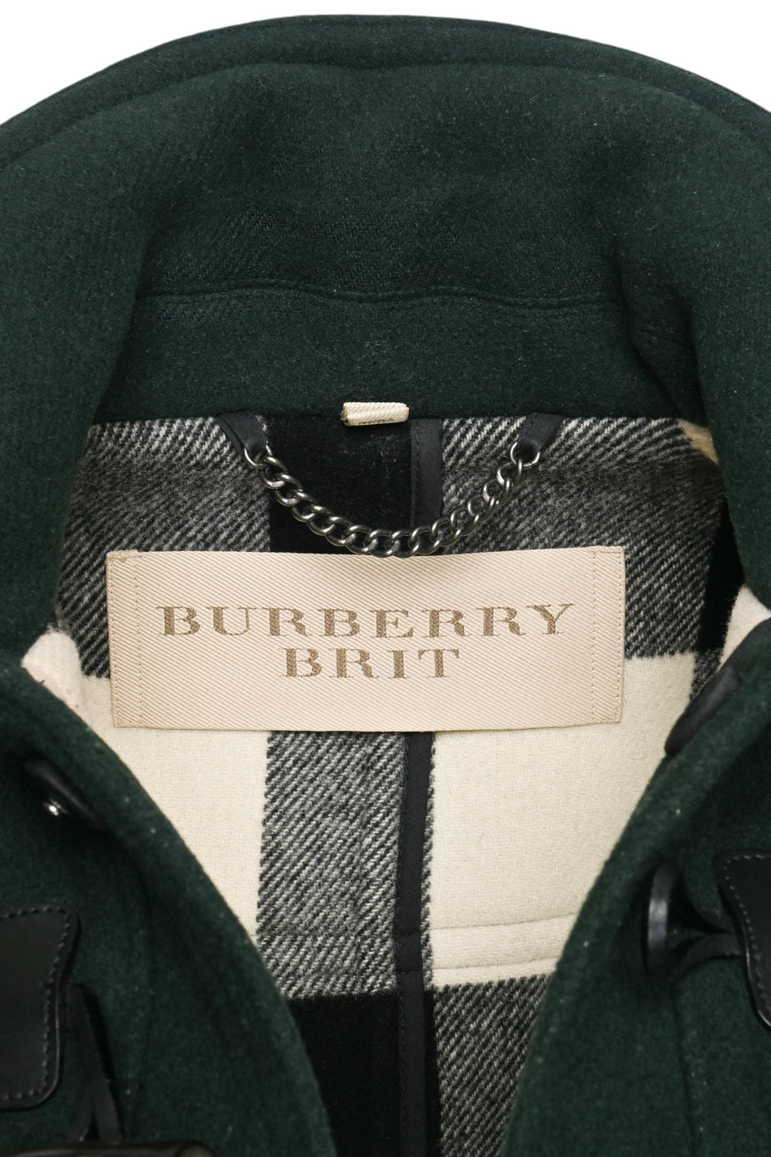Burberry Brit Size M Men's Wool Blend Toggle Front Jacket