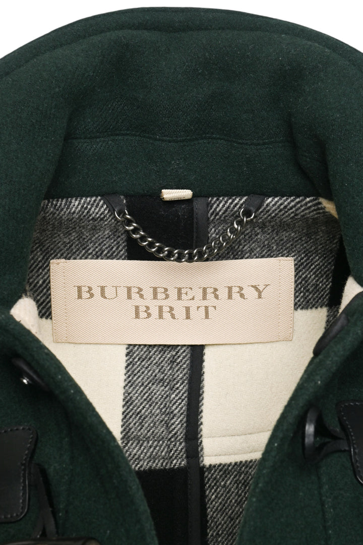 Burberry Brit Size M Men's Wool Blend Toggle Front Jacket
