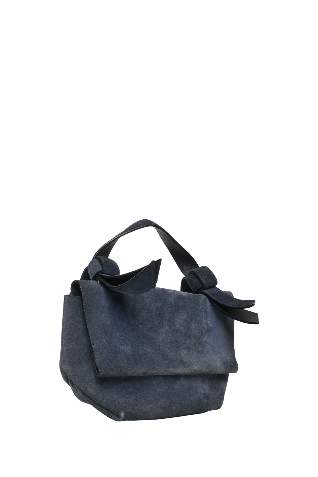 Acne Musubi Milli Small Knotted Suede Crossbody