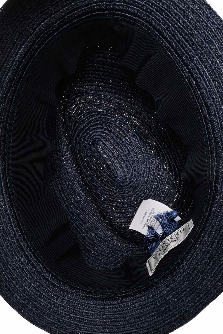 Hermes Size XL Striped Detail Hemp Claudio Hat