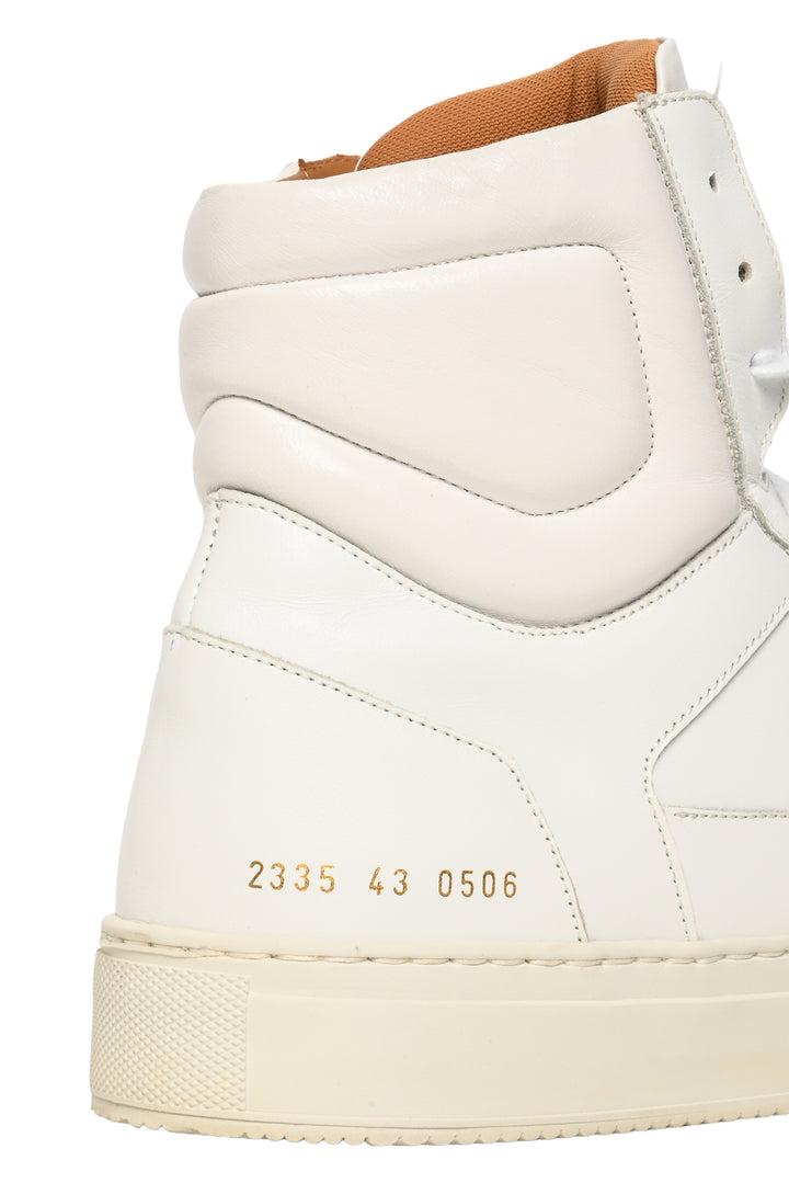 Common Projects Size 43 Men's High Top Leather Sneakers