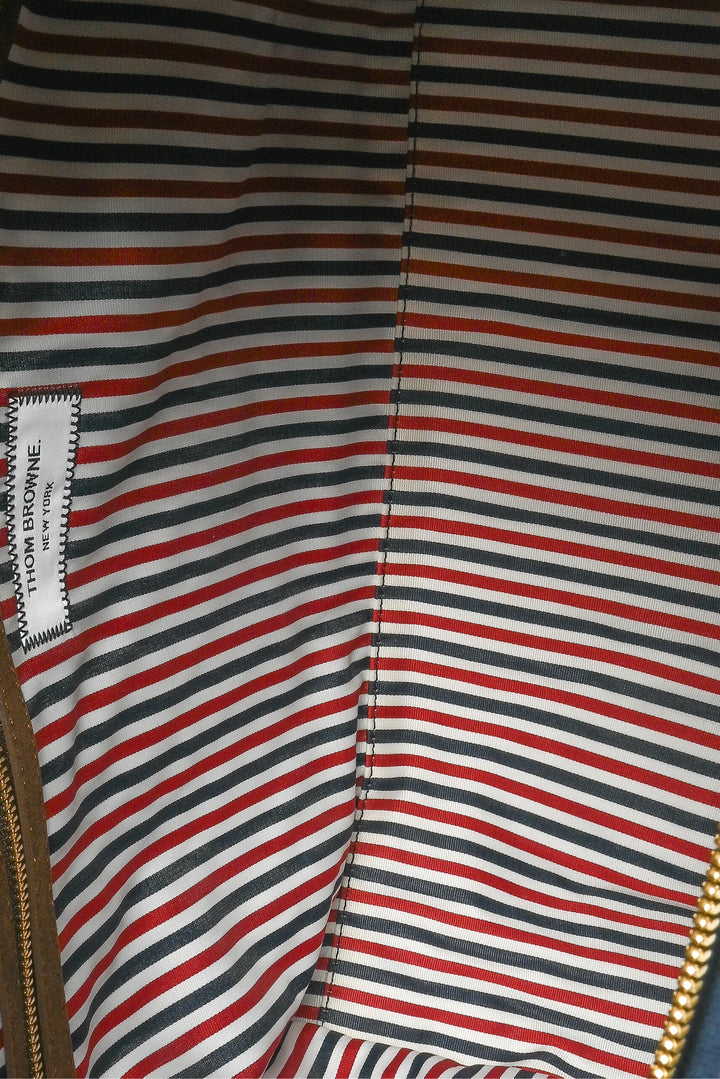 Thom Browne Soft Tech Nylon & Suede Duffle Bags