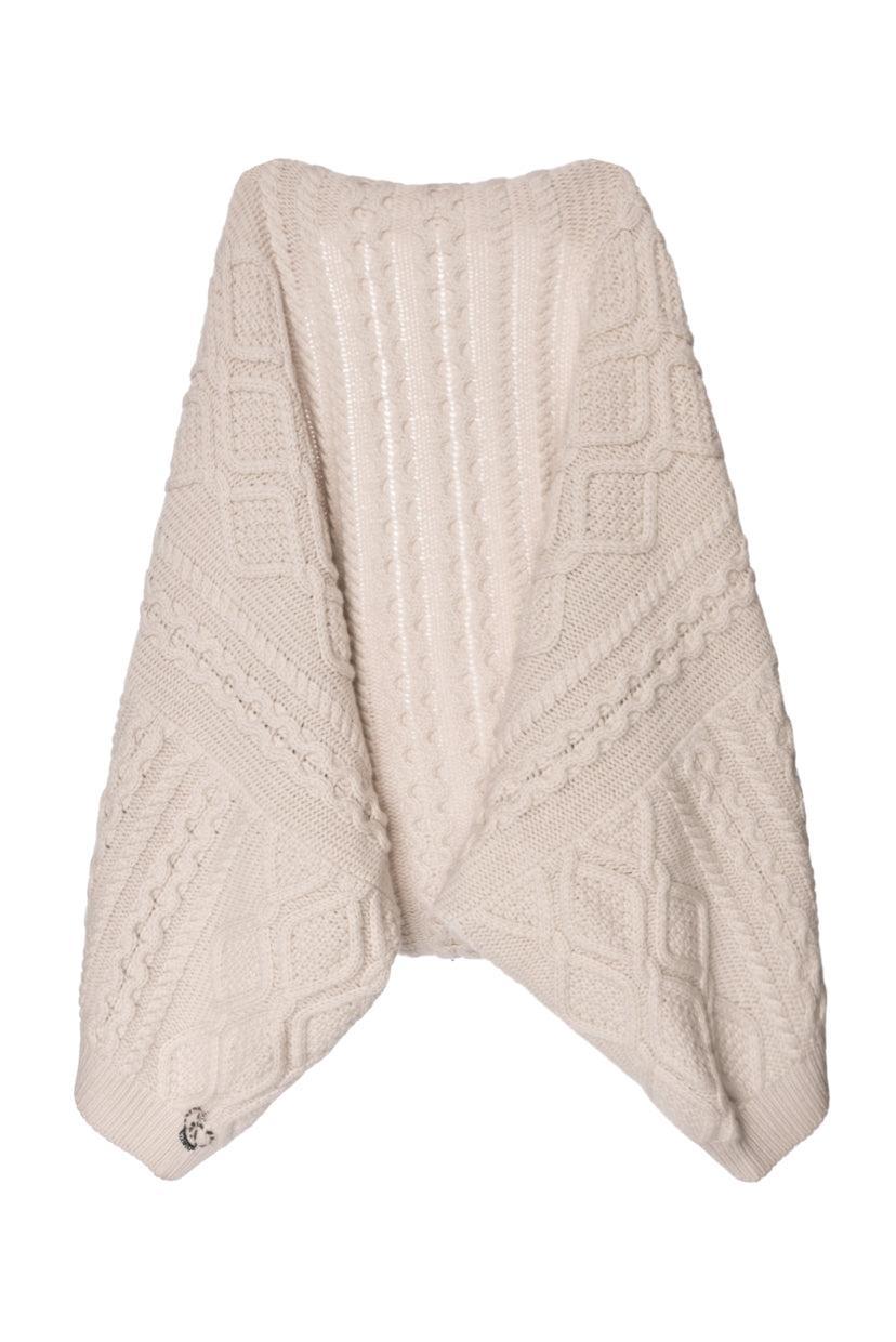 Queene and Belle Size OS Cable Knit Cashmere Cardigan