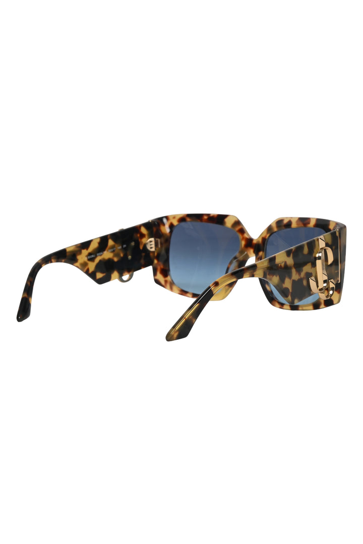 Jimmy Choo Tortoiseshell Square Sunglasses