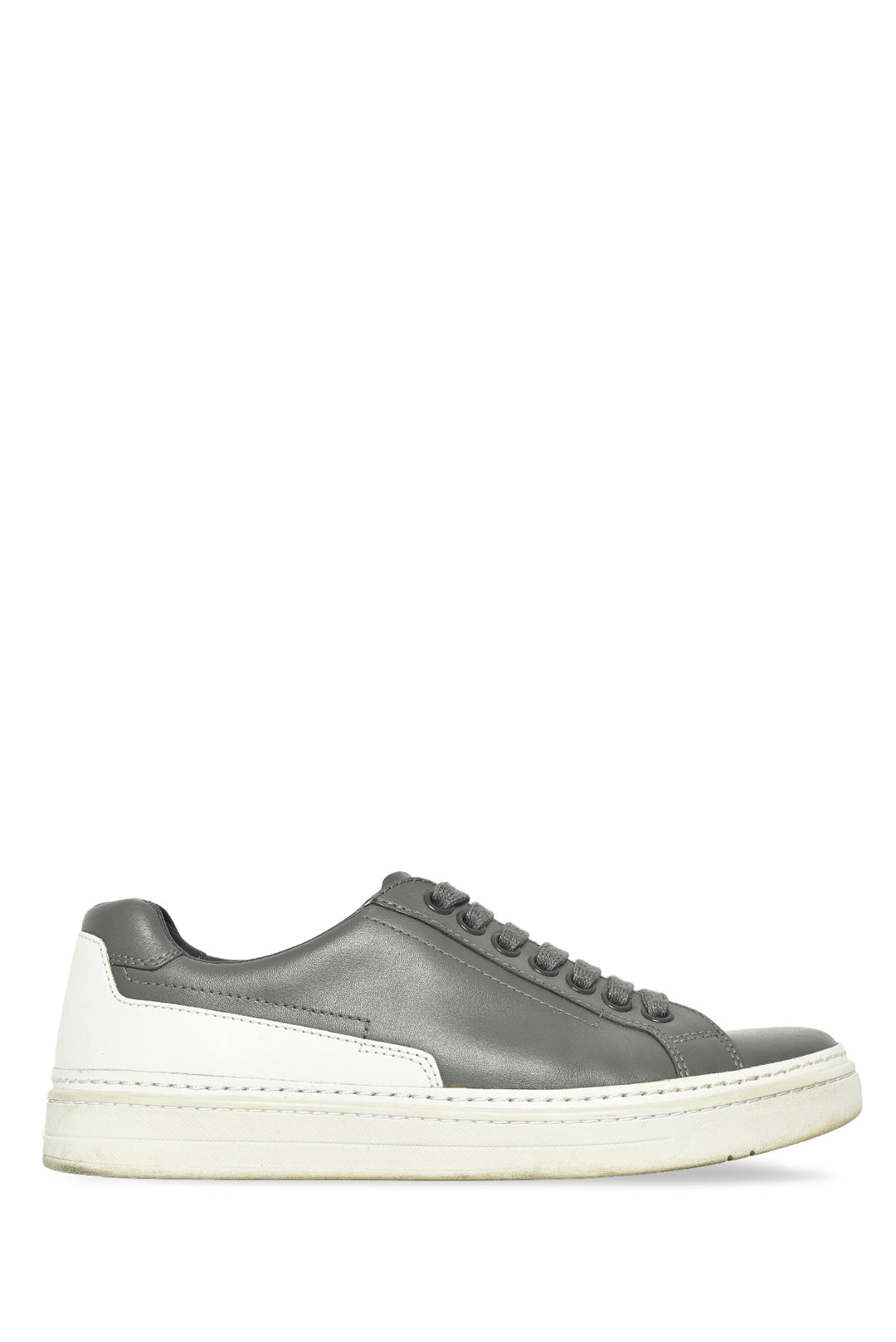 Mens Shoe Size 8 Prada Men's Low Top Leather Sneakers