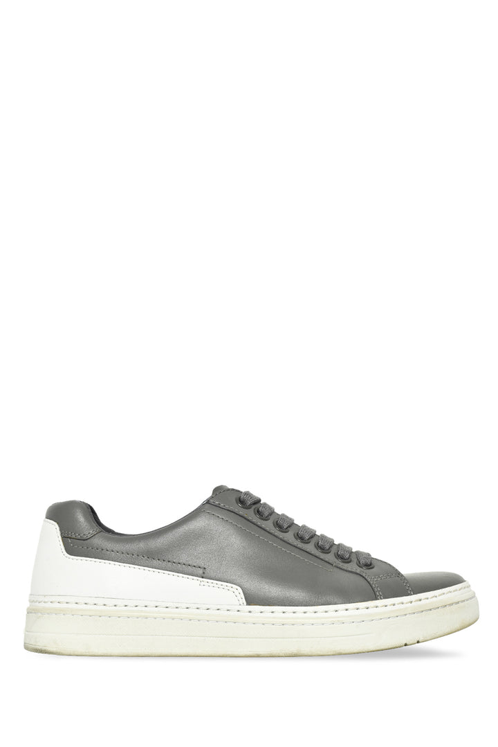 Mens Shoe Size 8 Prada Men's Low Top Leather Sneakers