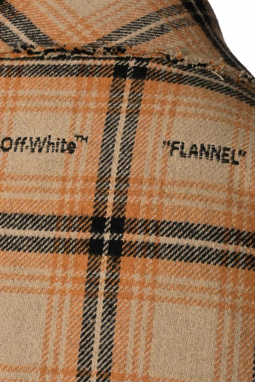 OFF-WHITE Size 40 Men's Check Print "Flannel" Shirt Long Sleeve