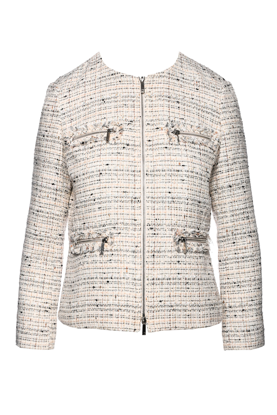 Lafayette 148 Size 4 Emelyn Metallic Tweed Jacket