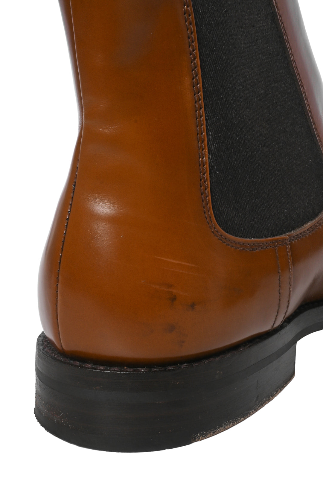Church's Size 37 Polished Leather Chelsea Ankle Boots