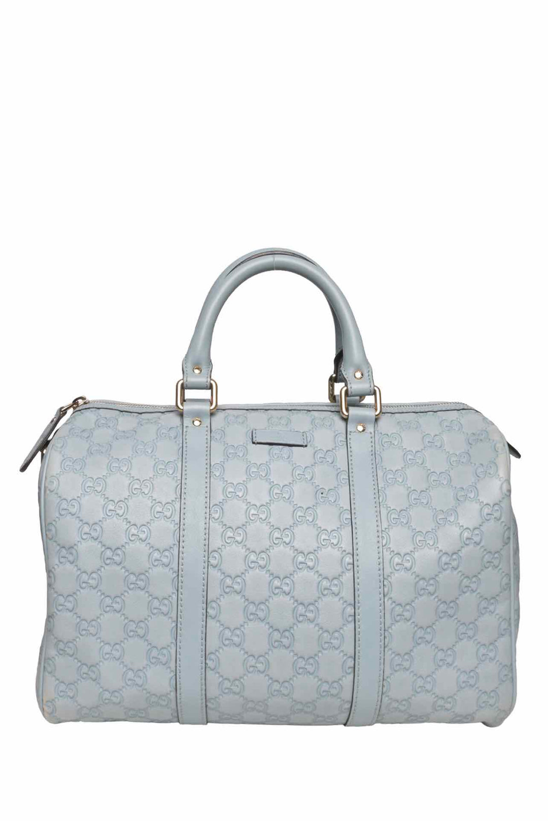 Gucci Guccissima GG Embossed Leather Medium Joy Boston Bags
