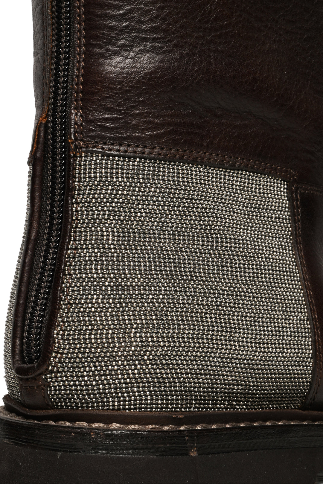 Brunello Cucinelli Size 40 Monili Bead Riding Boots