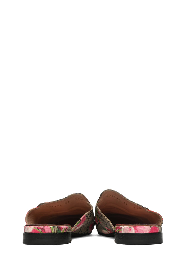 Gucci Size 37 Princetown GG Blooms Loafers