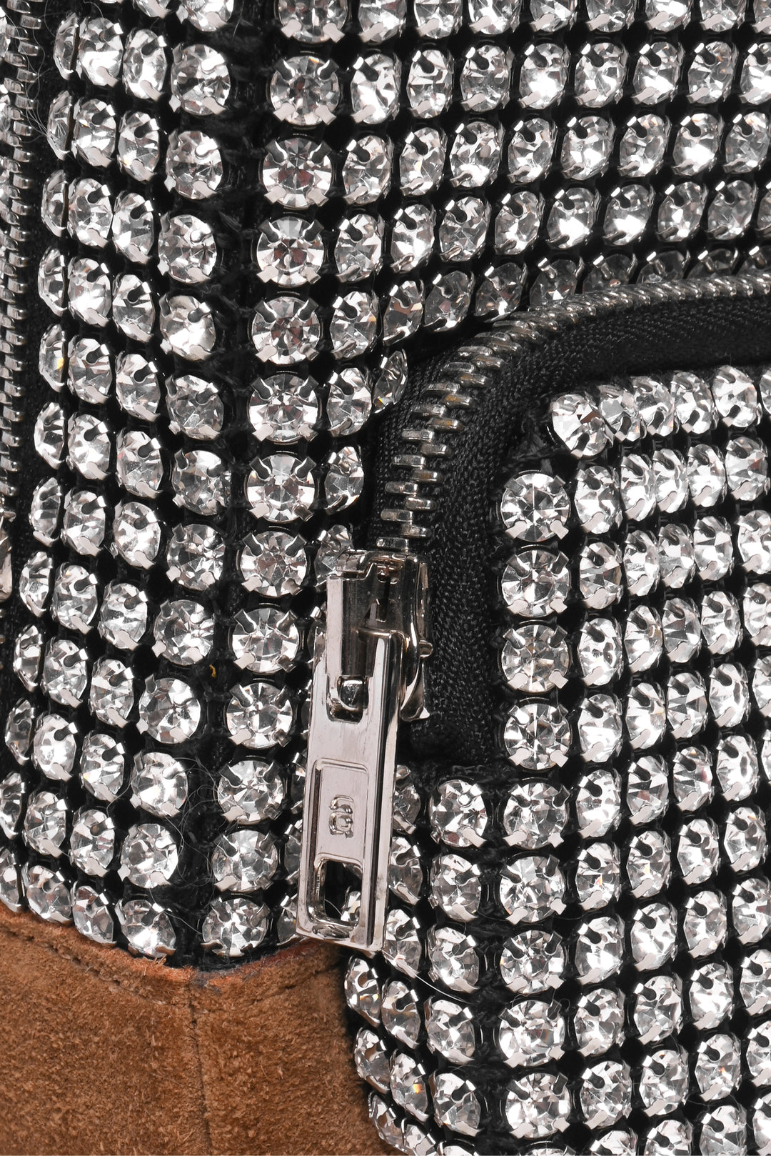 Alexander Wang Mini Cruiser Crystal Embellished Mini Cruiser Backpack Crossbody