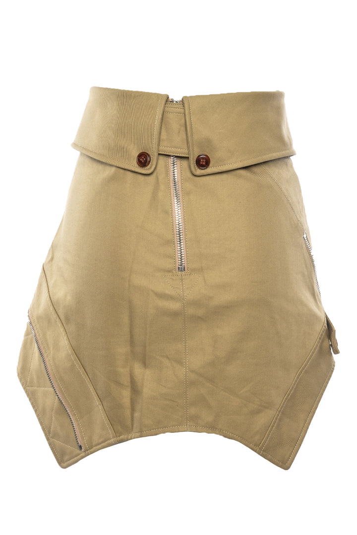 Alexander Wang Size 0 Deconstructed Trench Mini Skirt