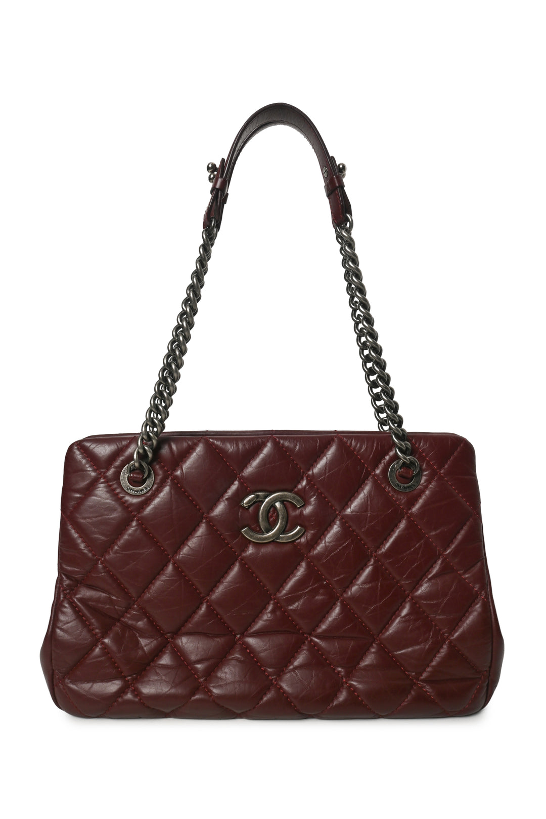 Chanel 2012-2013 Quilted CC Crown Tote