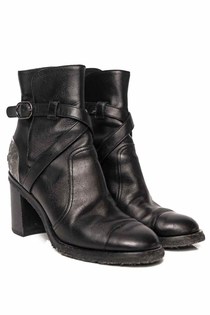 Chanel Size 37 Ankle Boots