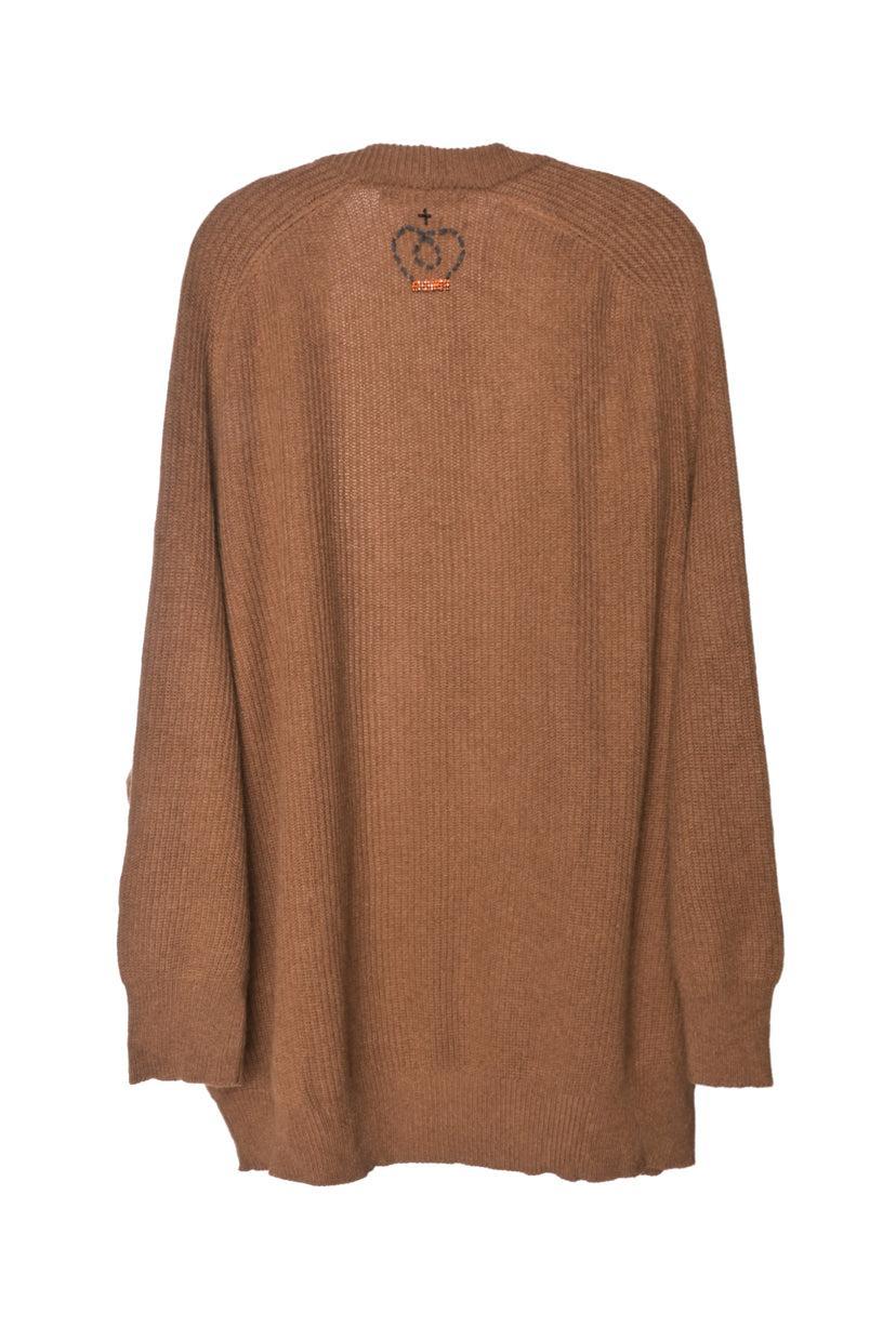 Queene and Belle Size 2 Cashmere Open Cardigan