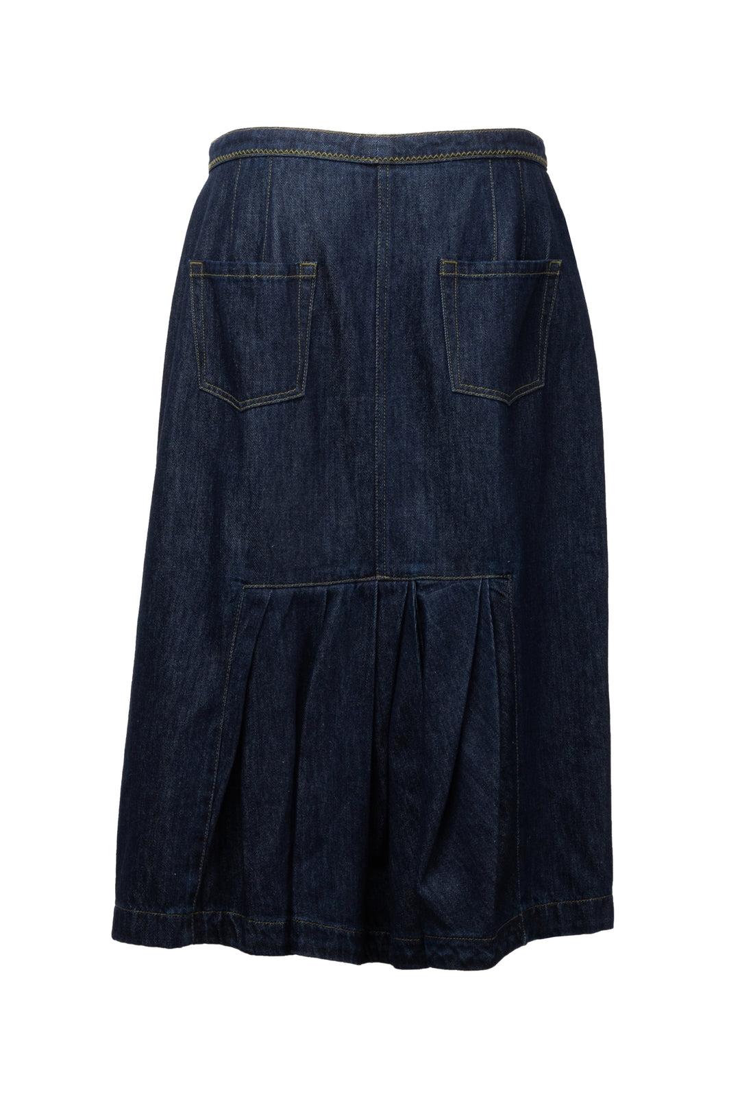 Dries Van Noten Size 40 Denim Midi Skirt