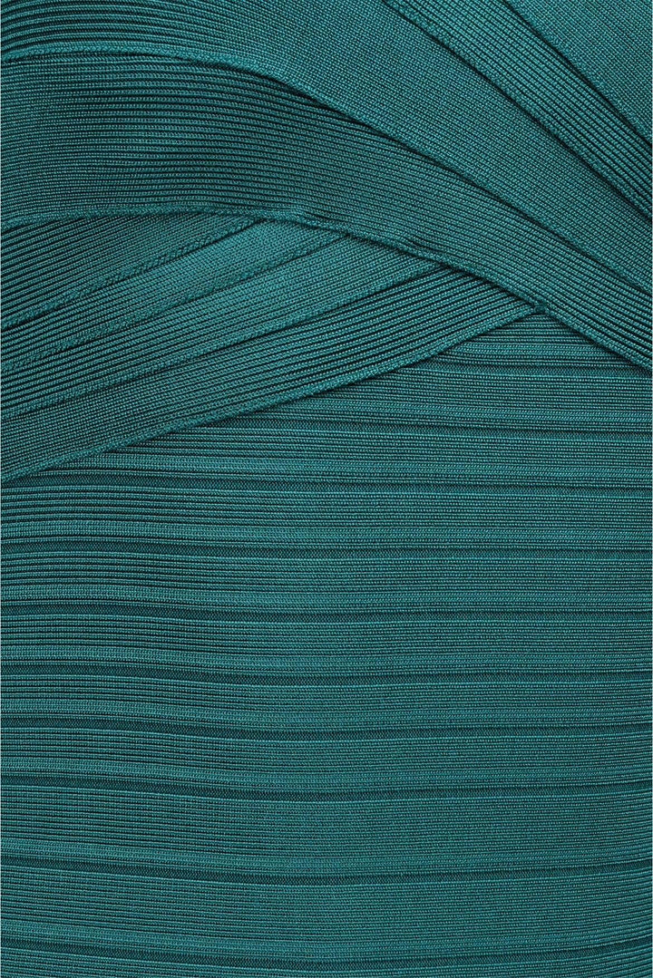 Herve Leger Size M Strapless Maxi Bandage Dress