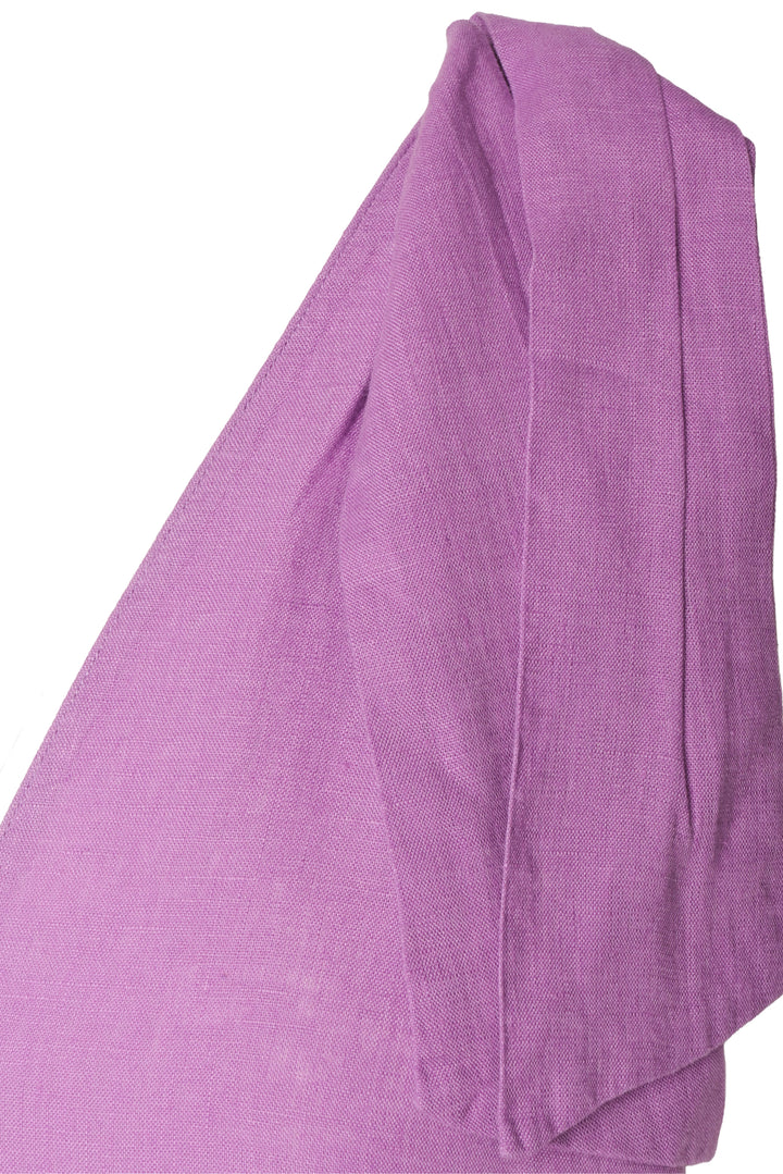 Adriana Degreas Size M Bow-Detail Open Back Linen Maxi Dress