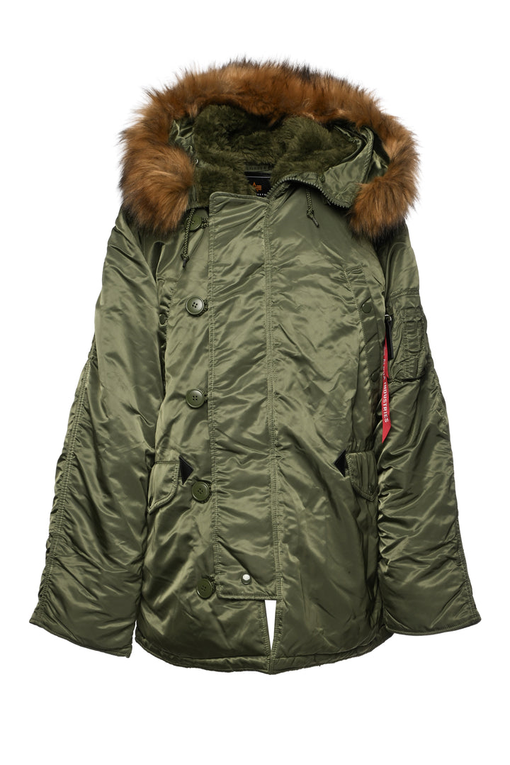 Alpha Industries Size L N-3B Heritage Winter Coat