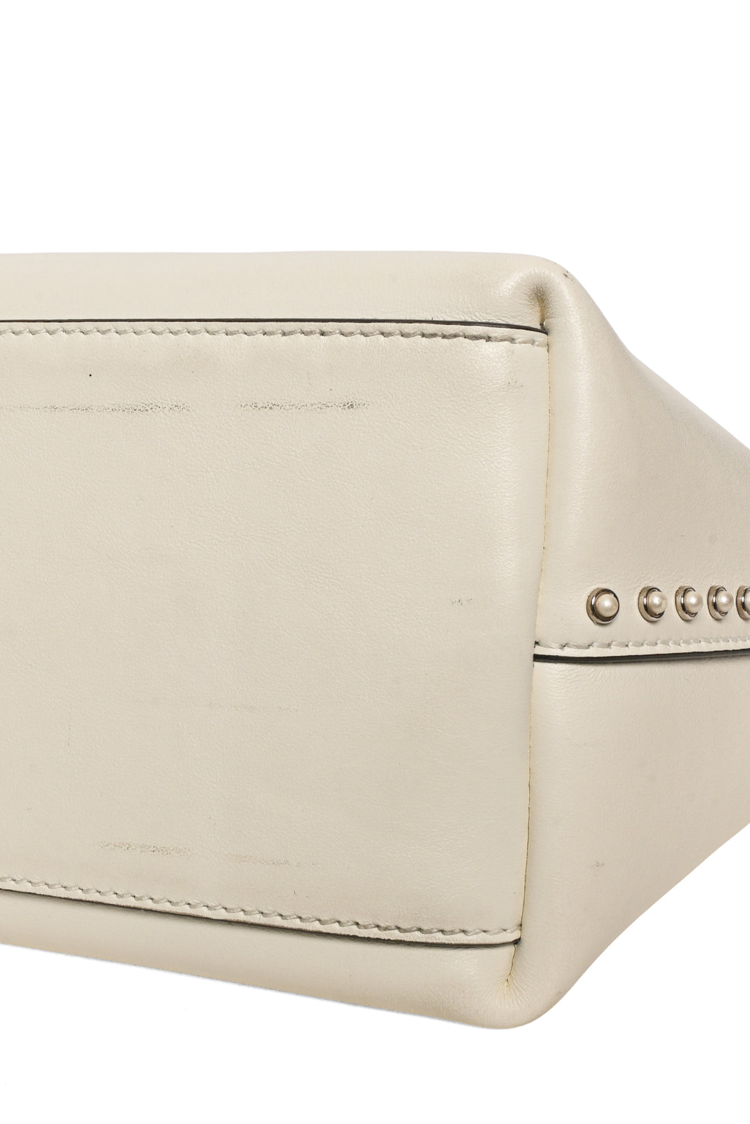 Jimmy Choo Nine2Five Faux Pearl Studded East-West Tote