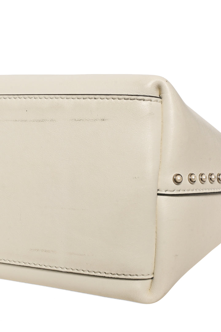 Jimmy Choo Nine2Five Faux Pearl Studded East-West Tote