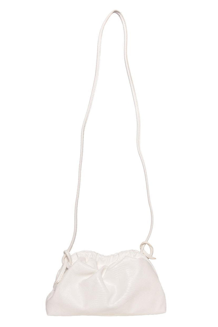 Mansur Gavriel Embossed Patent Mini Cloud Clutch Crossbody