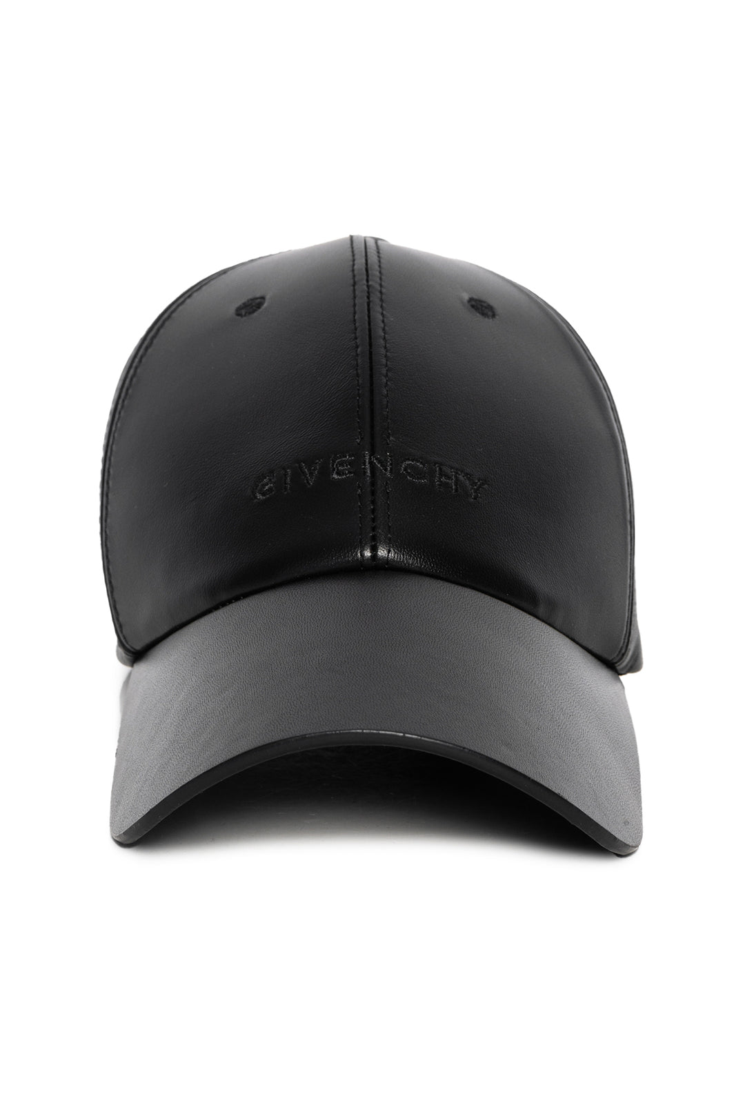 Givenchy Size OS Men's Leather Logo Baseball Cap Hat