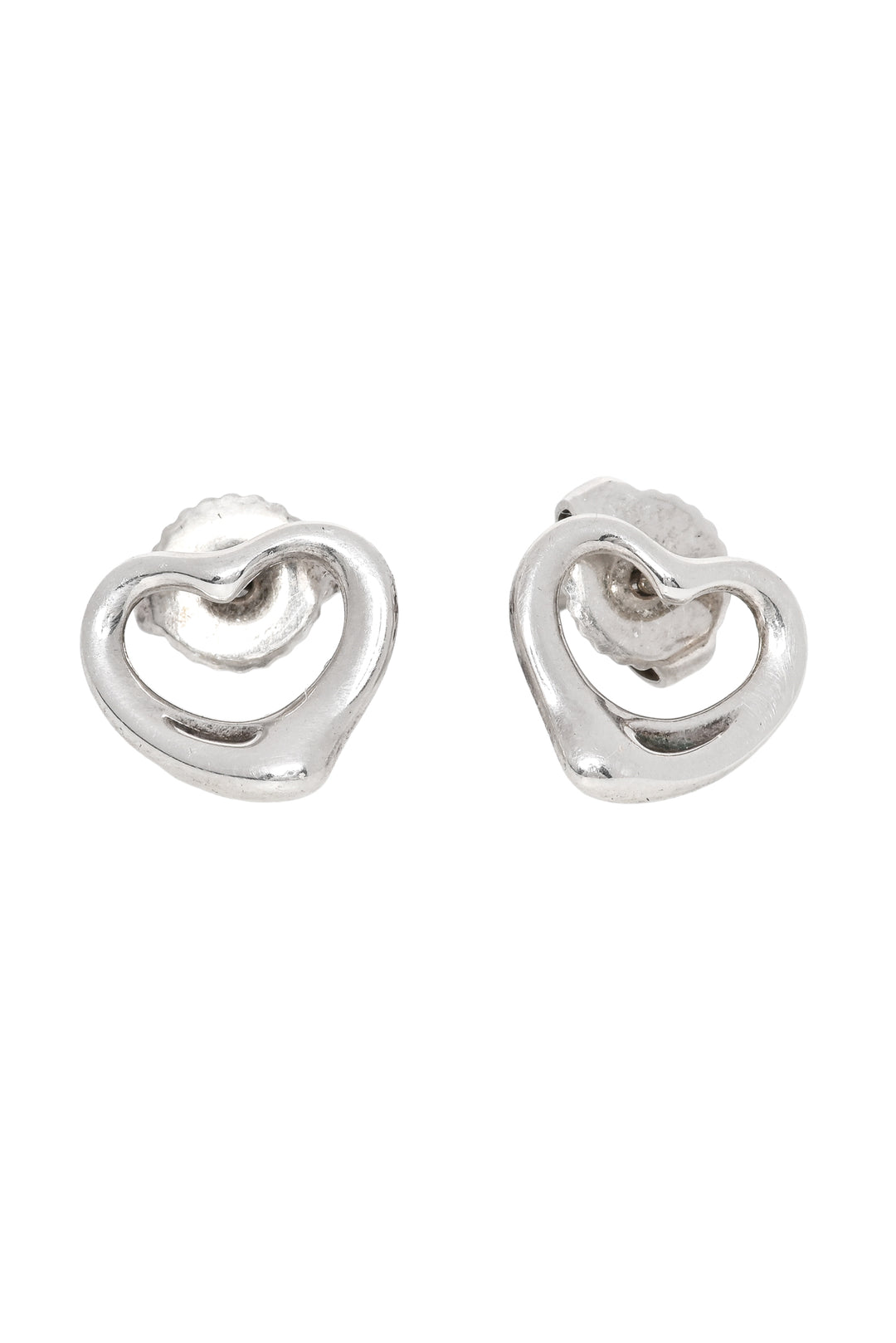 Tiffany & Co Elsa Peretti Open Heart Stud Earrings