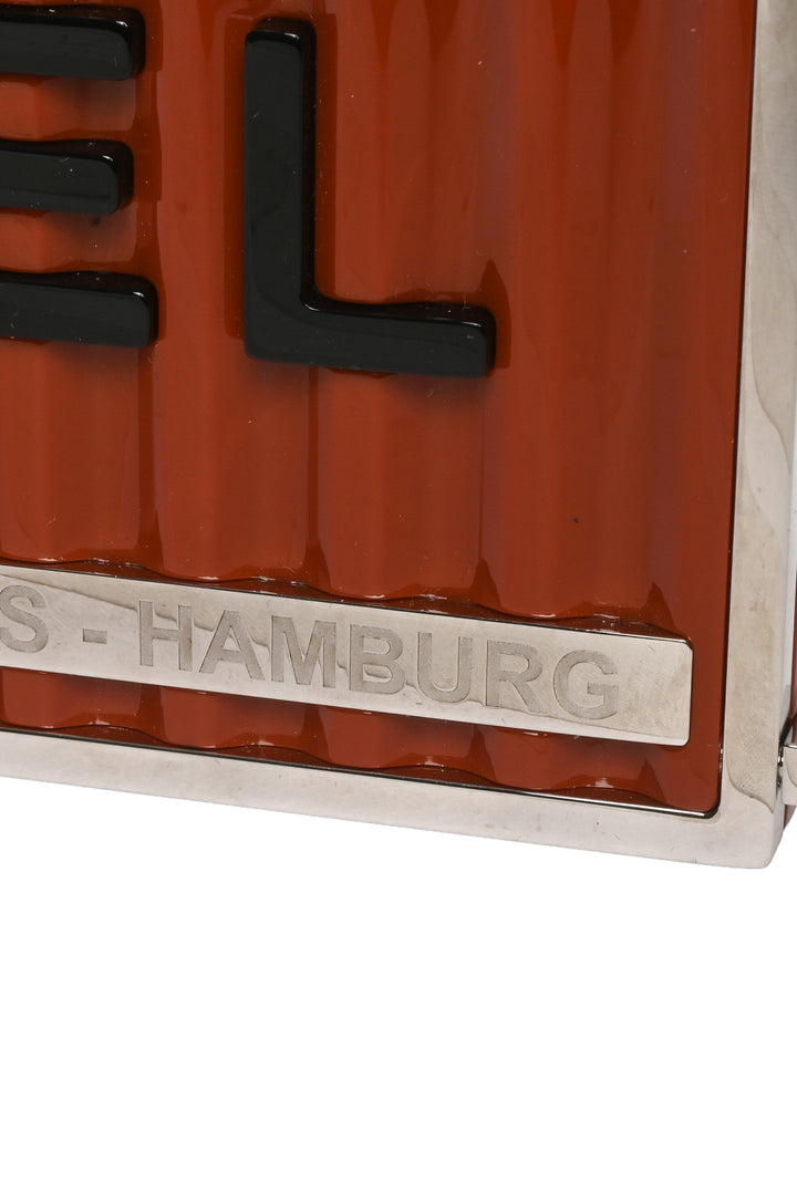 Chanel 2018 Lucite Paris-Hamburg Shipping Container Minaudiere Clutch