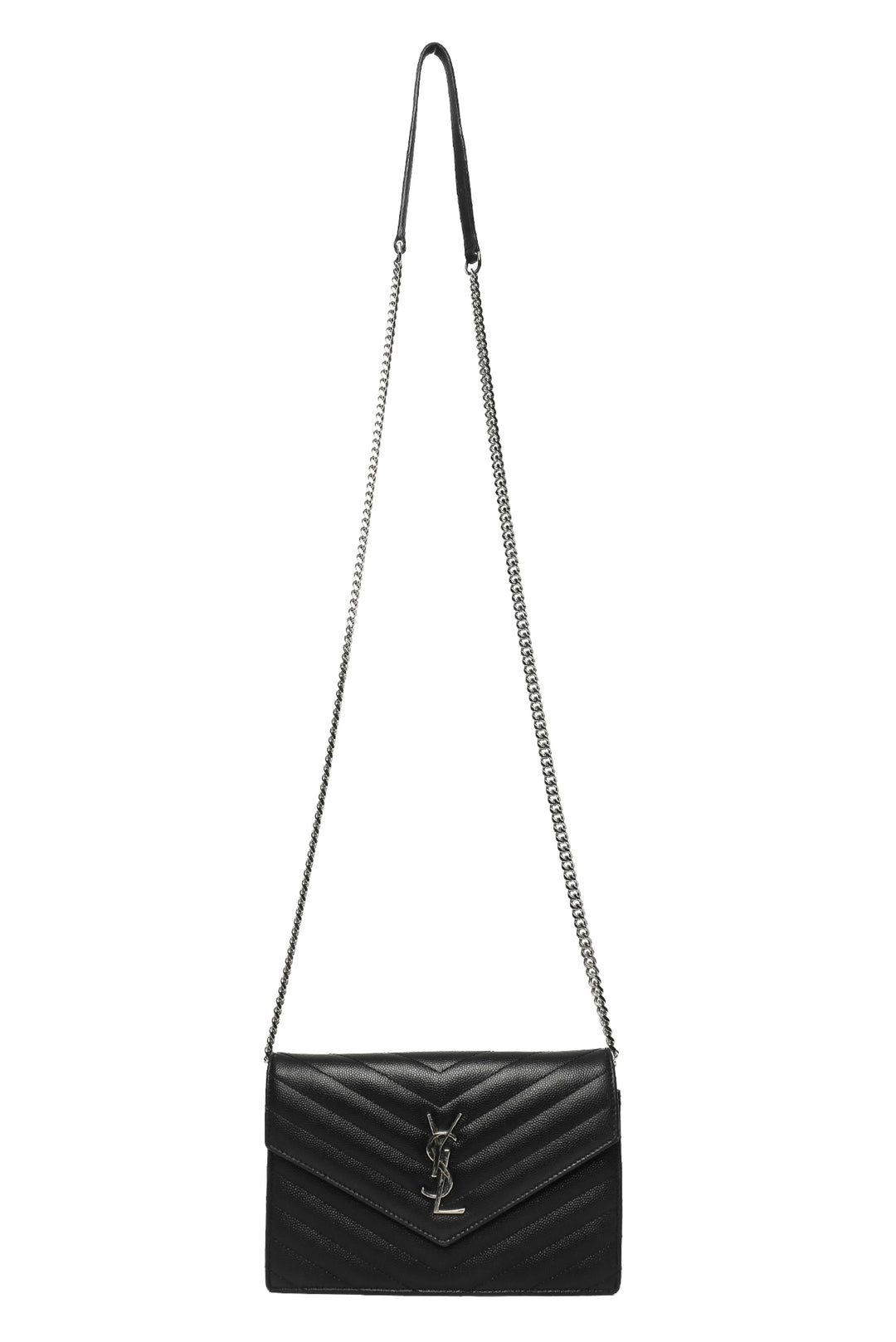 Saint Laurent 2016 Cassandre Envelope Chain Wallet Crossbody