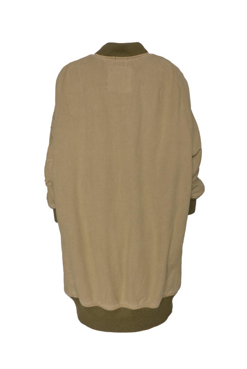 R13 Size M Hemp Long Flight Jacket