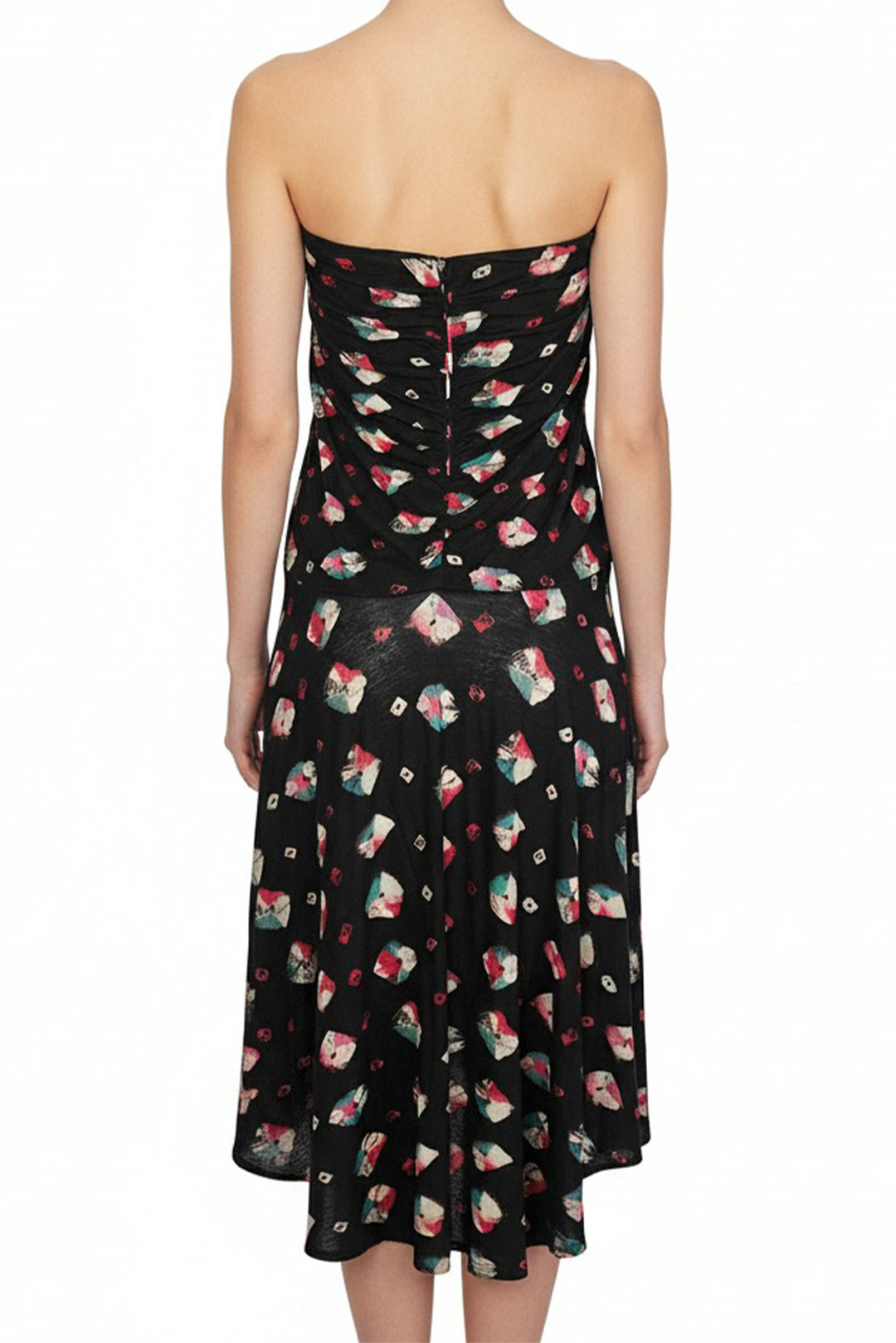 Ulla Johnson Size 6 Ruched Printed Maxi Skirt