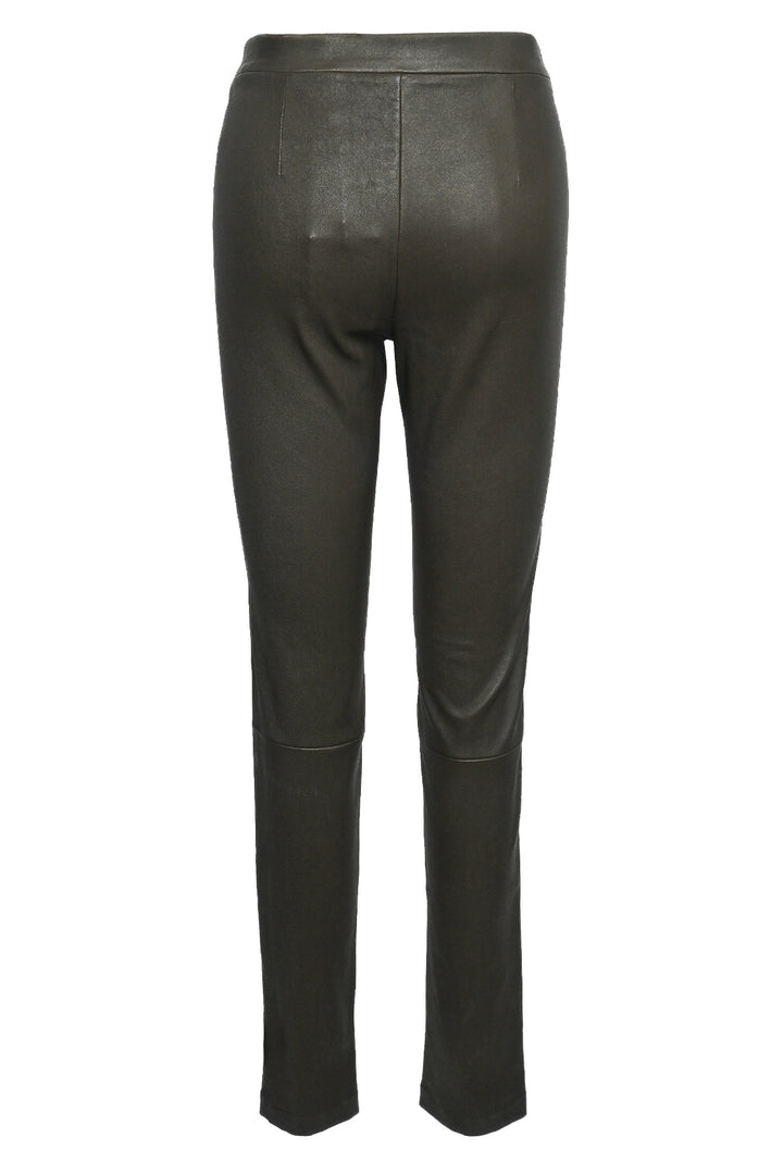 Theory Size 8 Chocolate Brown Urban St Leather Pants