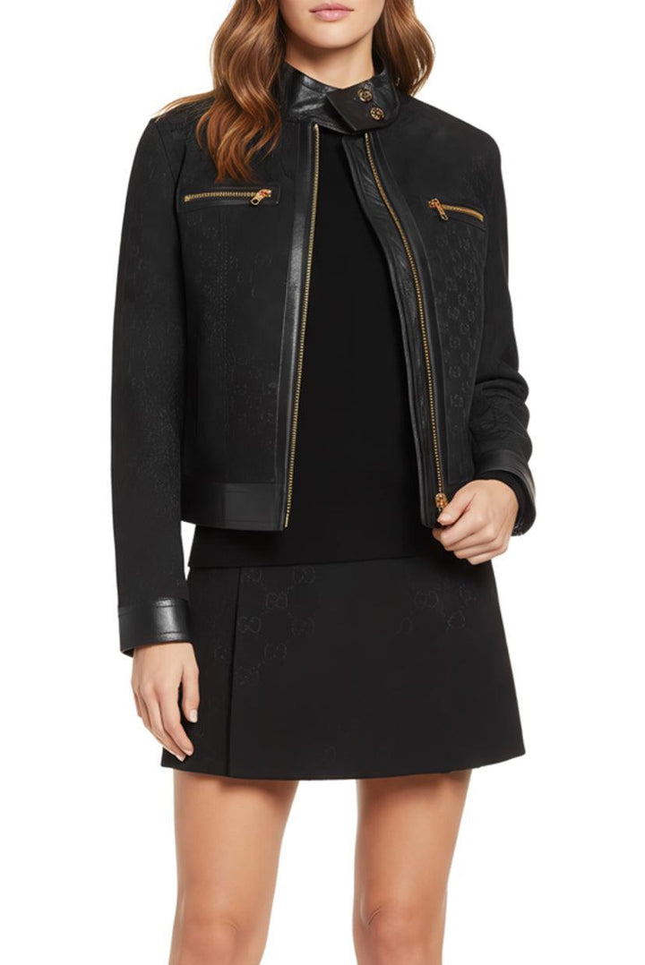 Gucci Size 40 GG Canvas Jacket